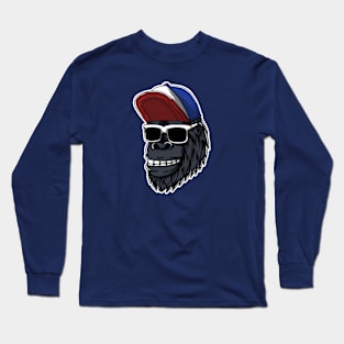 Cool Gorilla Head Long Sleeve T-Shirt